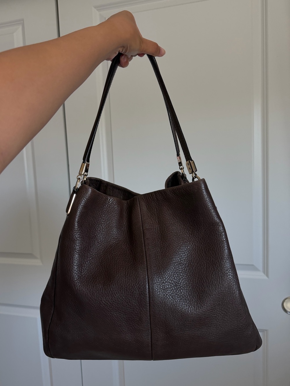 SOLD ❌ Coach Madison Phoebe Brown Hobo Shoulder Leather Bag